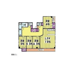 ＭＫビル竹ノ塚の物件間取画像